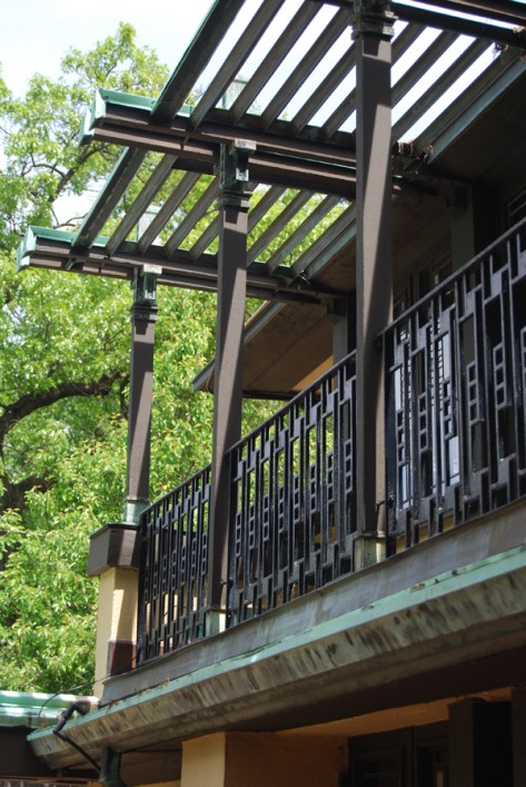 Casa Avery Coonley. Pérgola.