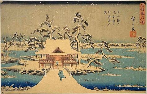 Pintura Ukiyo-e de Hiroshige