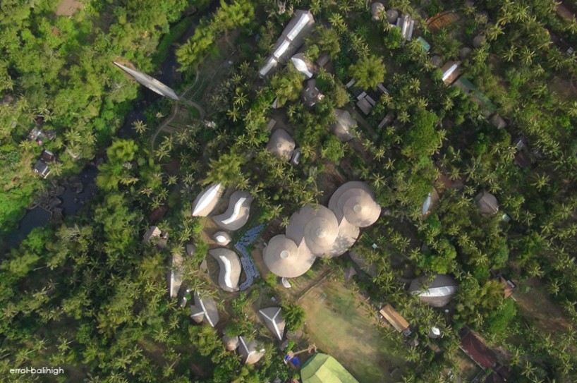 Vista de satélite del Green School.