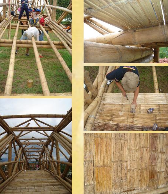 Esterilla de bambú para solado