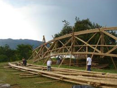 Izado vertical de las cerchas