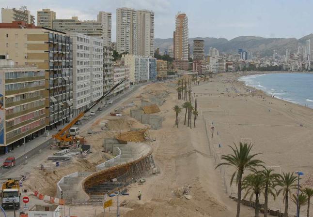 Paseo Marítimo Benidorm - construcción 01