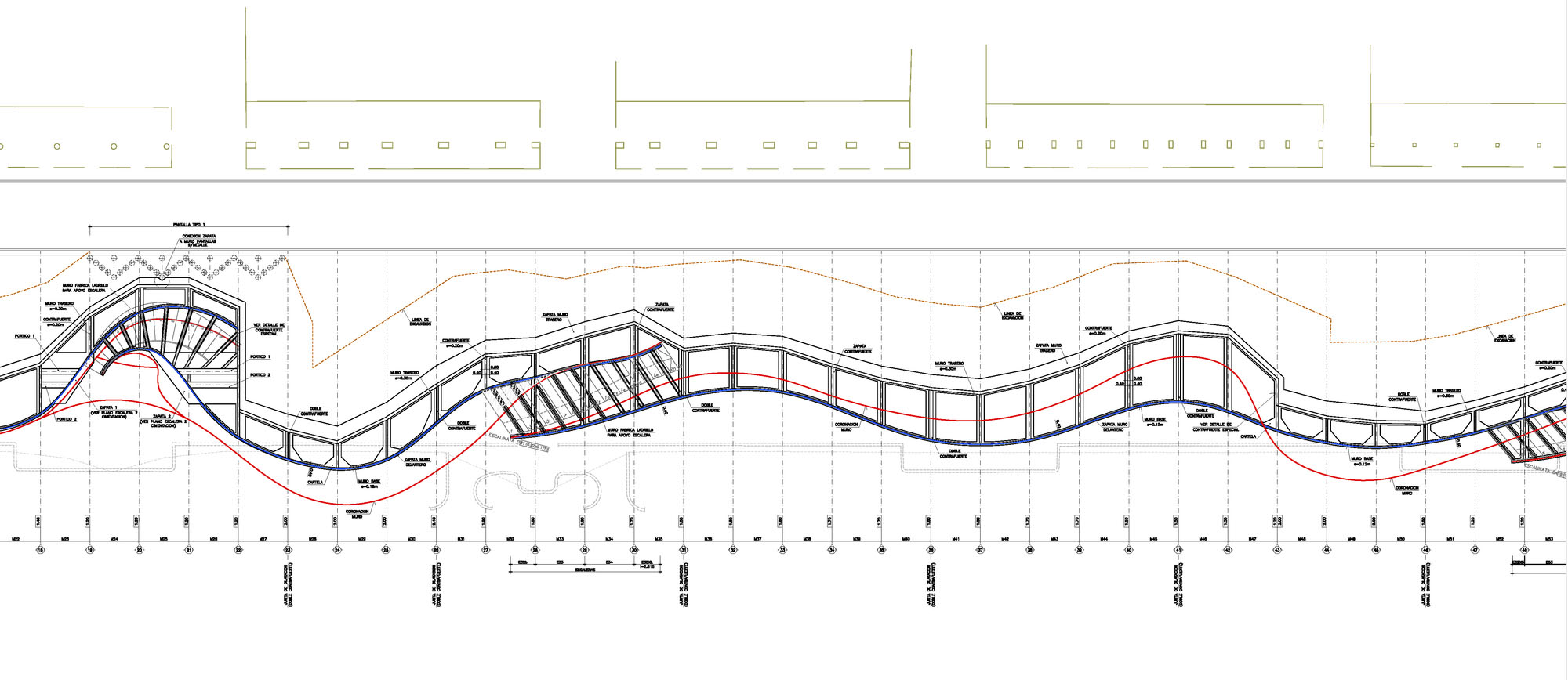 Paseo Marítimo Benidorm - plano constructivo